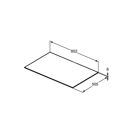 CONCA BLAT CERAM. 80 X 50.5 CM BLM BC/NC