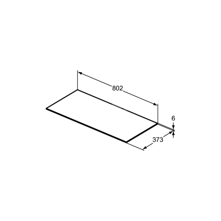 CONCA BLAT CERAM. 80X37 CM STN BC/NC