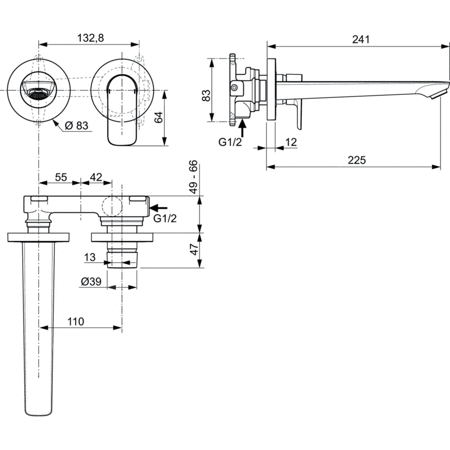 CONNECT AIR BAT. UMYWAL. ŚCIENNA WYL/225