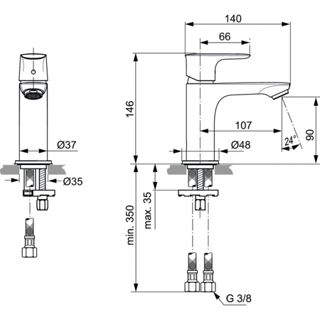 CONNECT AIR BATERIA UMYWALKOWA B/K