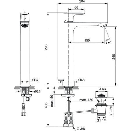 CONNECT AIR BATERIA UMYWALKOWA SLM WYS. GLD