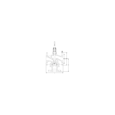 CV325 DN100 Kvs80 PN25-40 