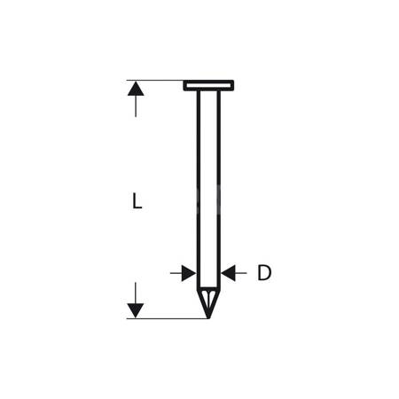 GWÓŹDŹ SN21RK 75 2.8MM 3000 PC