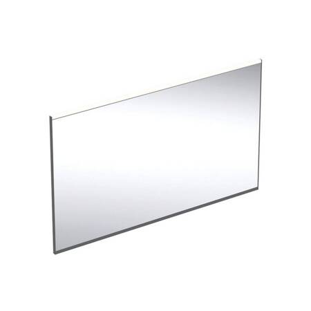 Geberit Option Plus Square Podświetlane lustro, B120cm, H70cm, T3.2cm, z bezpośrednim i pośrednim oświetleniem, czarny mat, Aluminium anodyzowane