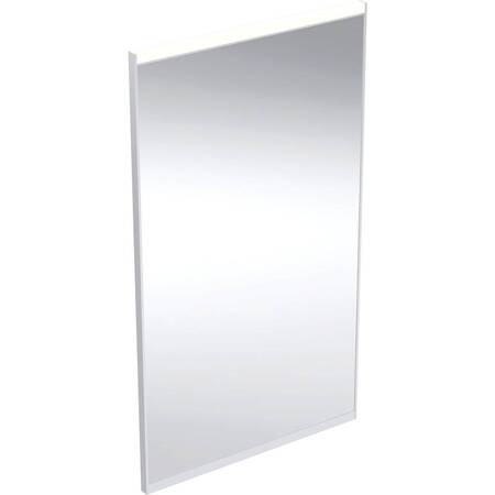 Geberit Option Plus Square Podświetlane lustro, B40cm, H70cm, T3.2cm, z bezpośrednim i pośrednim oświetleniem, Aluminium anodyzowane