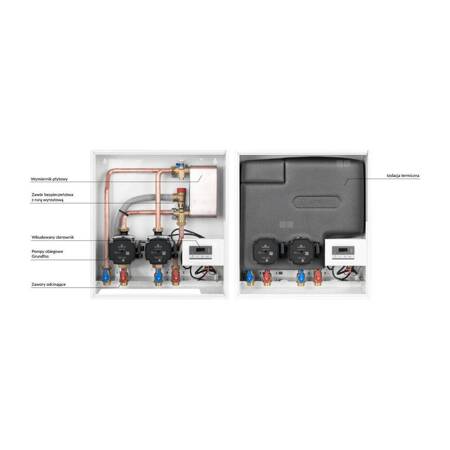 Grupa pompowa AFRISO PrimoBox AHB 620 GZ x GW 3/4'' x 3/4'', z izolacją, z pompą obiegową