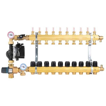 Moduł mieszający BTU 502 do ogrzewania podłogowego z zaworem ATM 761, pompa Grundfos UPM3 AUTO