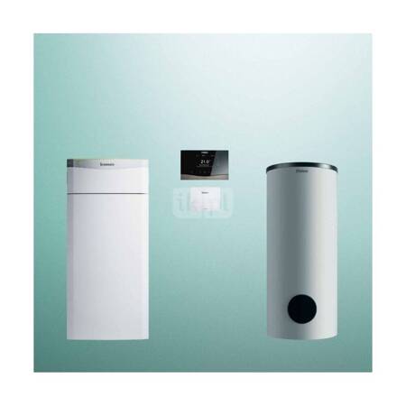 Pakiet systemowy OZE - Pompa ciepła gruntowa solanka-woda VAILLANT VWF 117/4 flexoTHERM 11.2 kW 400 V + Regulator sensoCOMFORT VRC 720 + Zasobnik c.w.u. VIH RW300/3BR