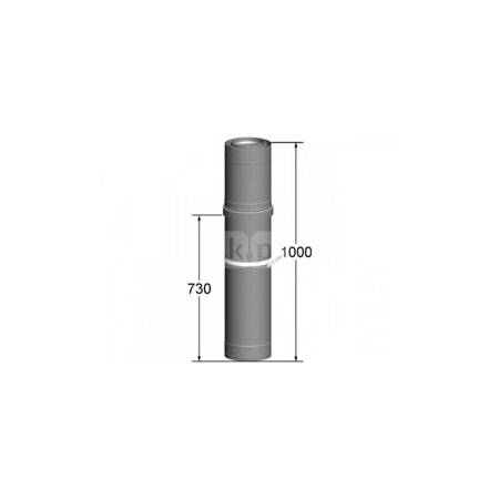 Przejście dachowe DN 300/200 długość 1000 mm