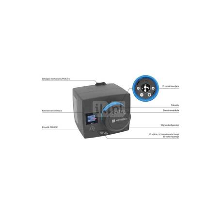 Regulator stałotemperaturowy ACT 443 ProClick, 2 czujniki, 230 V AC, 10 - 90'C z funkcją sterowania pompą