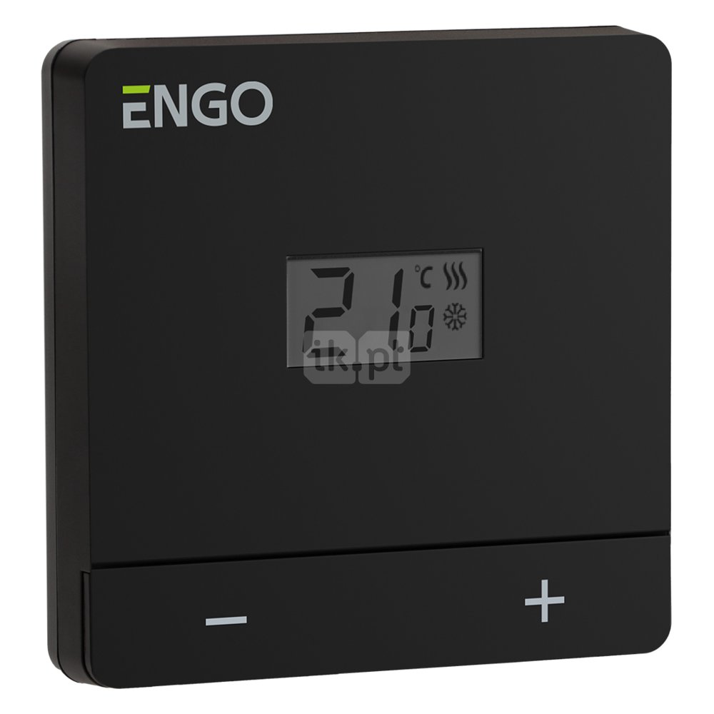 Termostat ENGO CONTROLS EASY-230B trój-/czteroprzewodowy zasilanie 230 V AC włącz/wyłącz 5..35'C 230 V 3 A