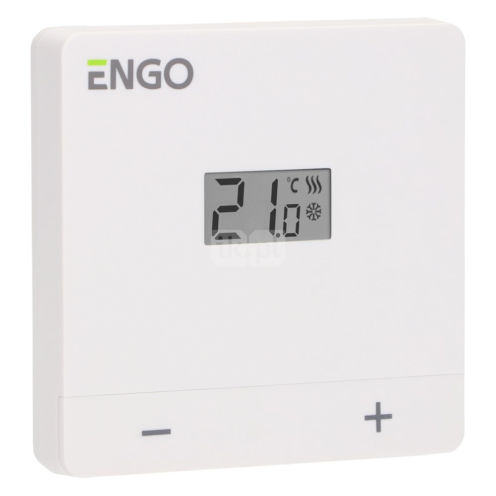 Termostat ENGO CONTROLS EASY-230W trój-/czteroprzewodowy zasilanie 230 V AC włącz/wyłącz 5..35'C 230 V 3 A