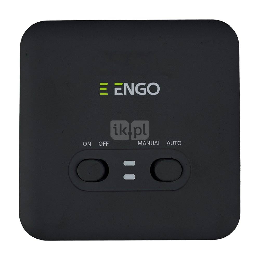 Termostat internetowy ENGO CONTROLS E901-WIFI bezprzewodowy bateria biały z wyświetlaczem + odbiornik