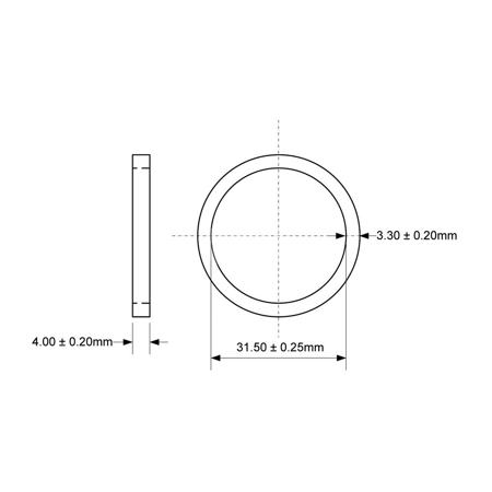 Uszczelka o średnicy 32mm