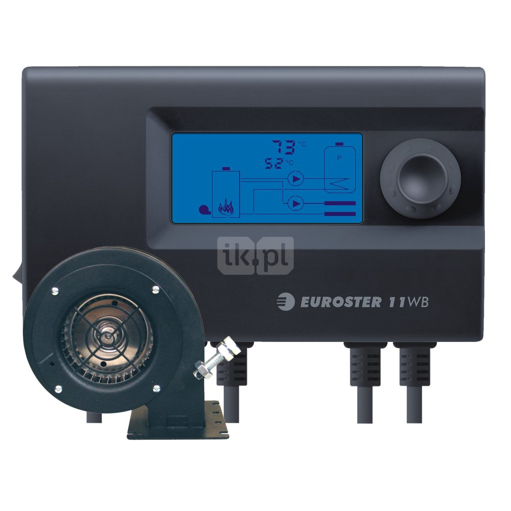 Zestaw: wentylator nadmuchowy RV14 PR+ Euroster 11 WB (pompa co + cwu + wentylator)