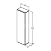 ADAPTO IPPARI 1/2 COLUMN 123X35 GLS WHT