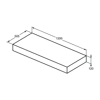 ADAPTO KONSOLA 120X50 WD DARK