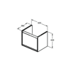 C.AIR SZAFKA 50X36 GLG&MWH