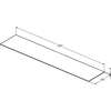 CONCA BLAT CERAM. 240X50.5 CM BLM BC/NC