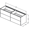 CONCA SZAFKA 160X50X55 4 DR NOWTOP ANMT