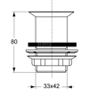 NIEZAMYKANY KOREK G 1.1/4"