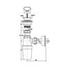 Syfon umywalkowy butelkowy 11/4"x32mm