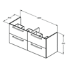 TEMPO SZAFKA 120 4 DWS SDY OAK