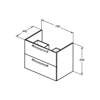 TEMPO SZAFKA 70 2 DWS SDY OAK